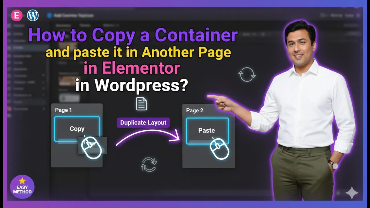 In this article we are going to discuss about How to Copy a Container and paste it in Another Page in Elementor