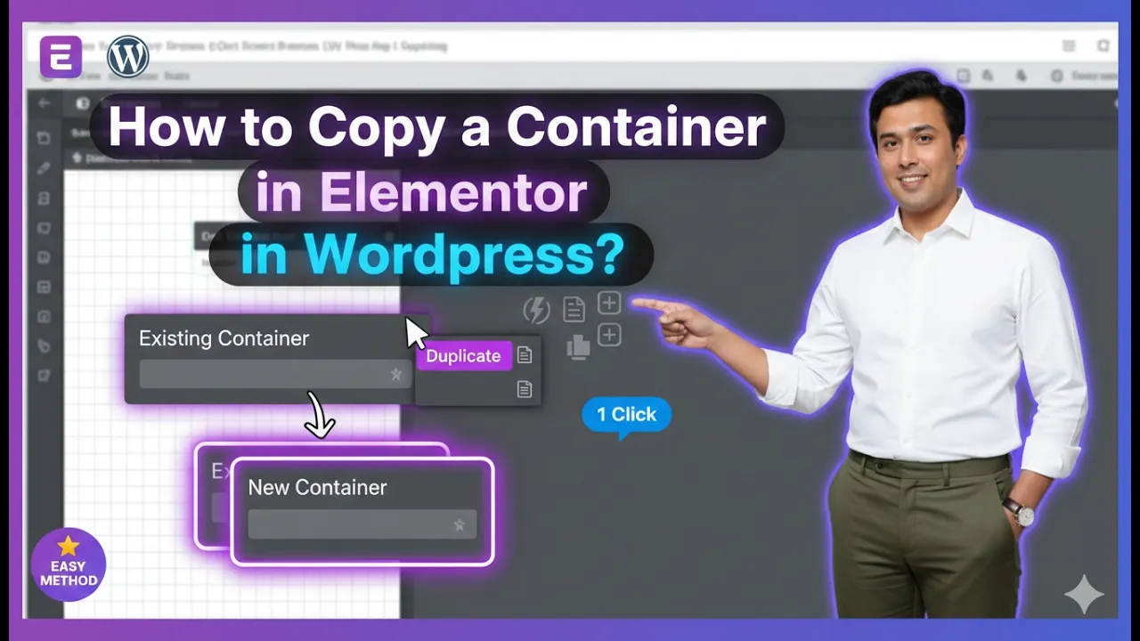 In this article we are going to discuss about How to Copy a Container in Elementor in Wordpress