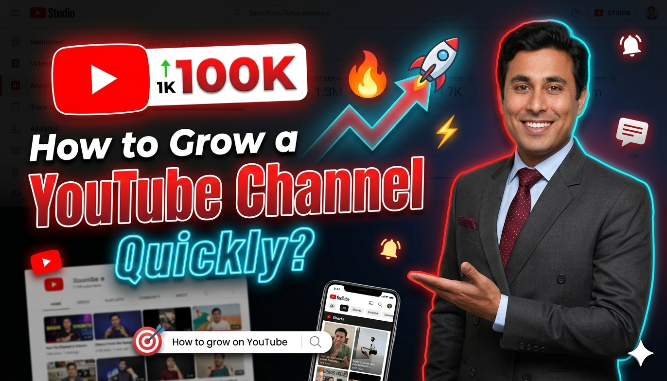 How to Grow a YouTube Channel Quickly?