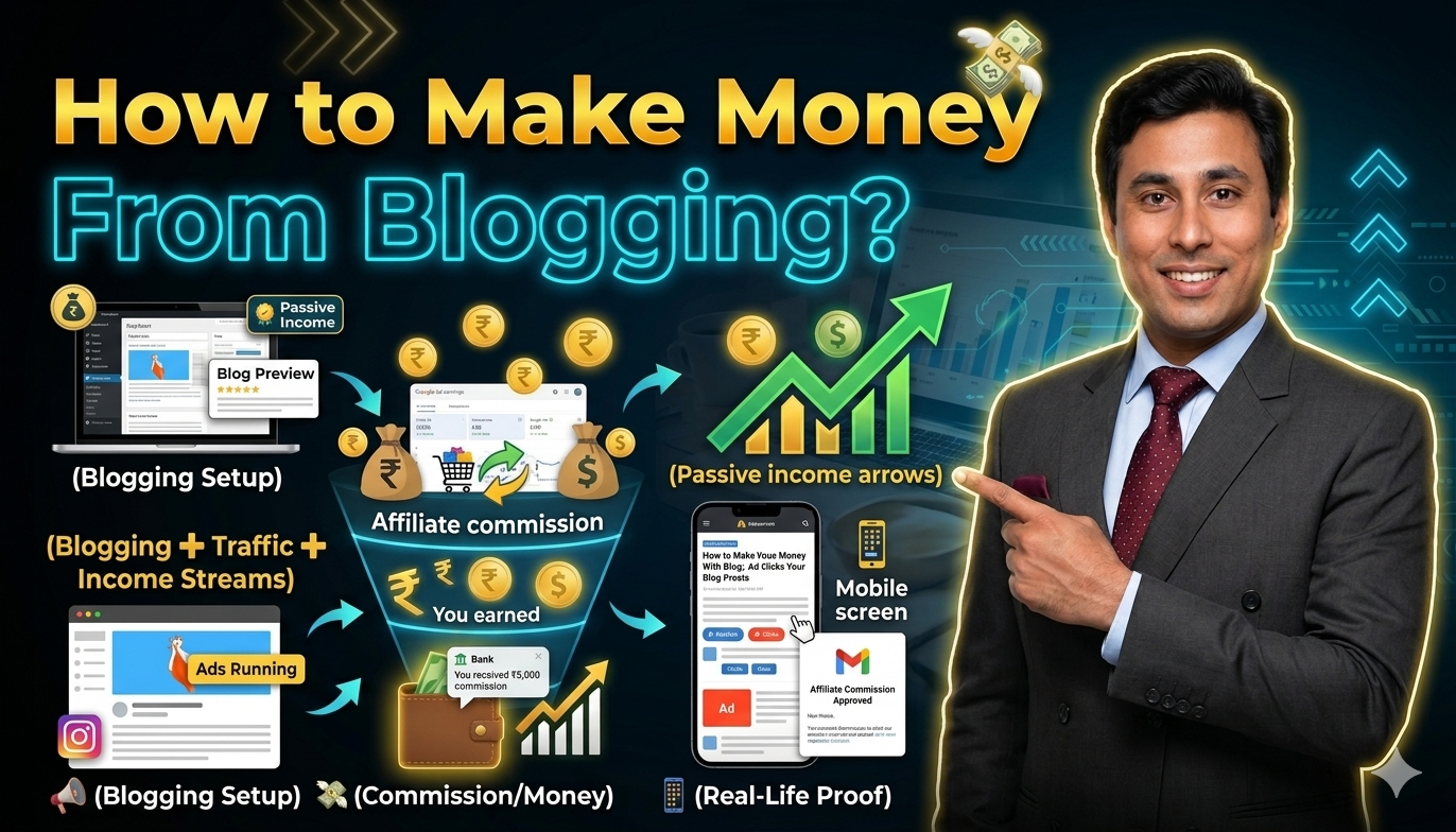 In this article we are going to discuss about How to Make Money From Blogging