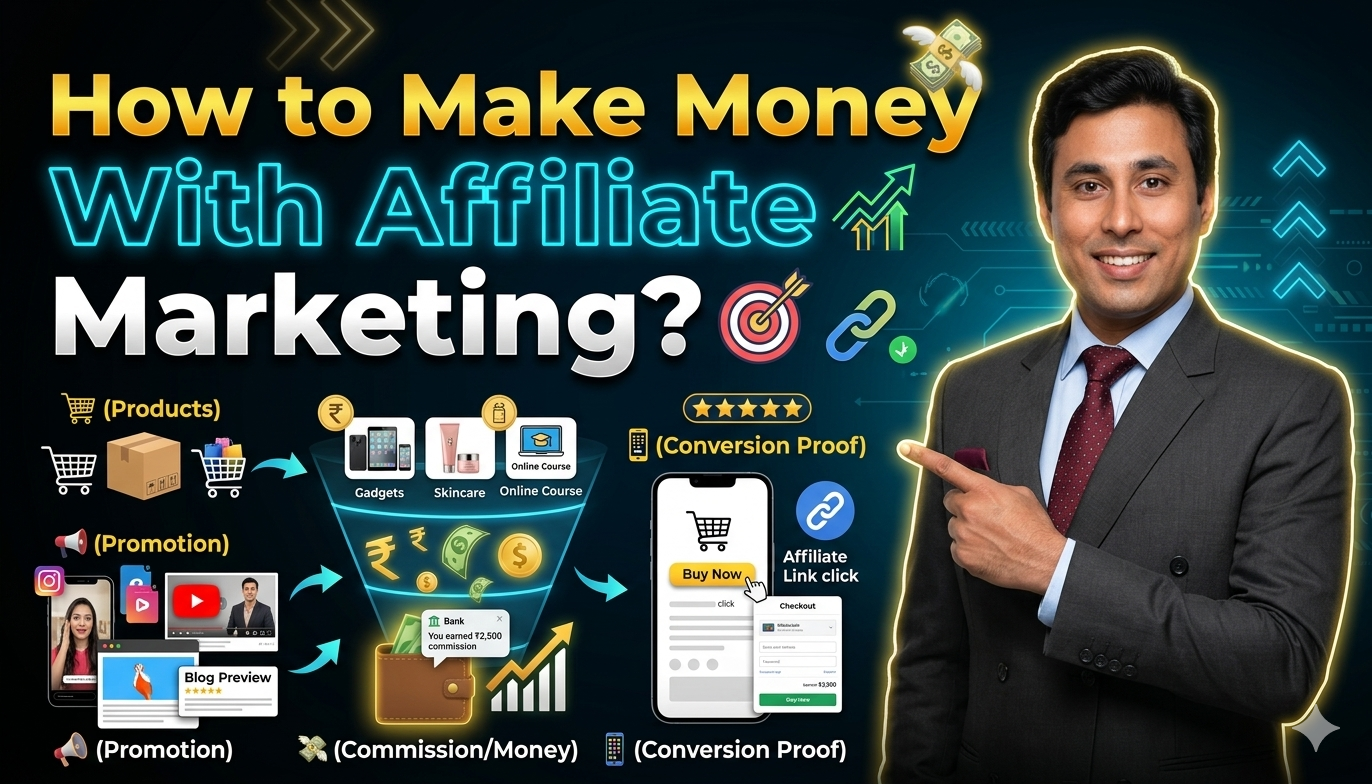 In this article we are going to discuss about How to Make Money With Affiliate Marketing