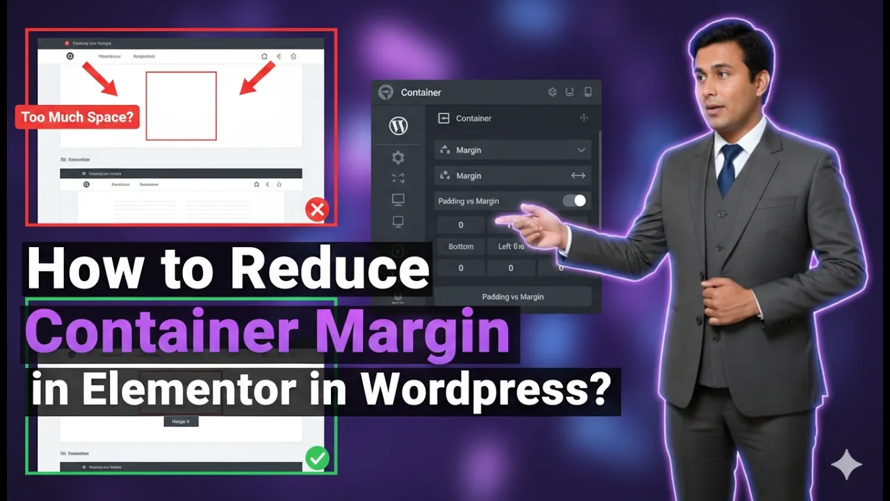 In this article we are going to discuss about How to Reduce Container Margin in Elementor in Wordpress
