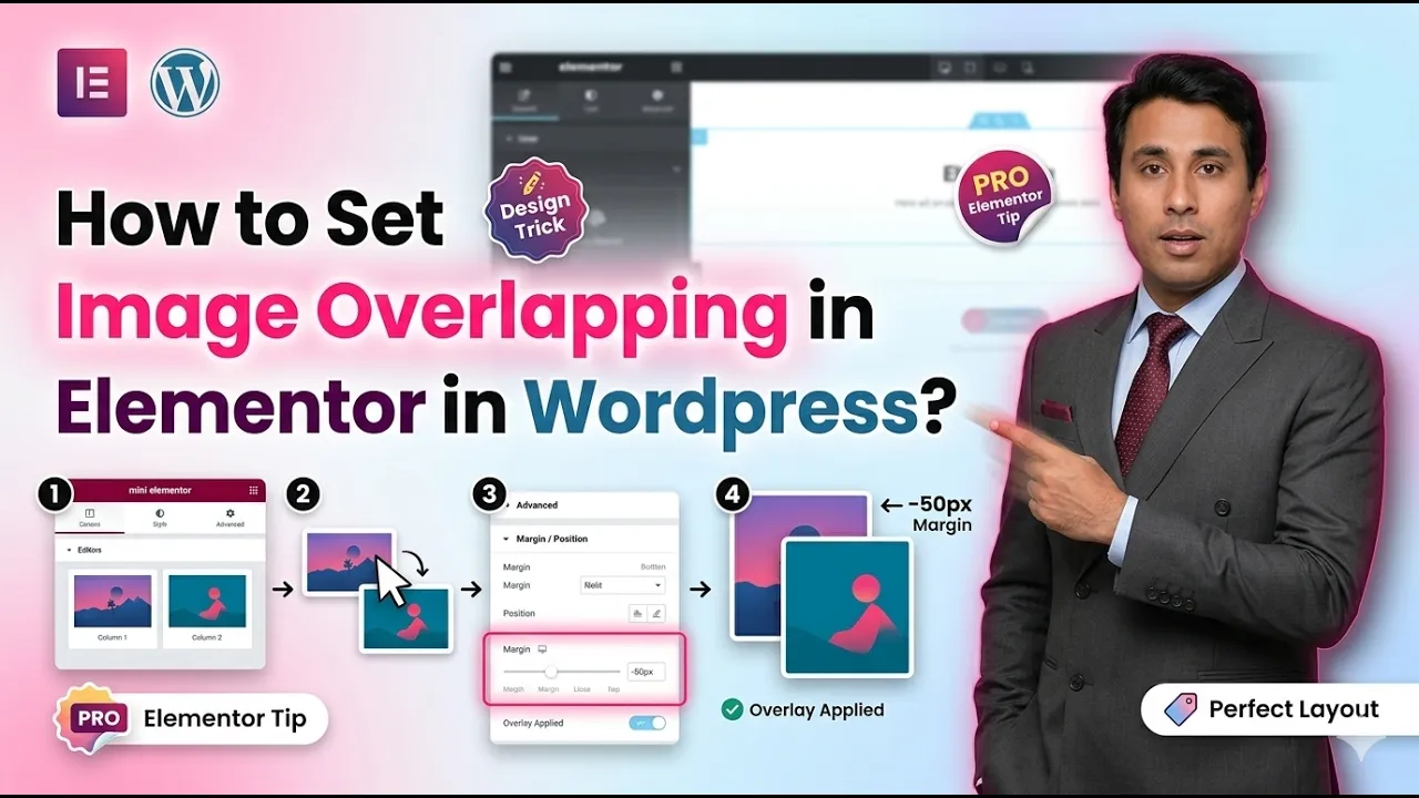 In this article we are going to discuss about How to Set Image Overlapping in Elementor in Wordpress
