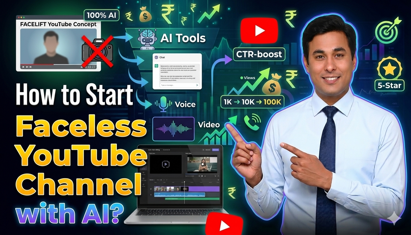 How to Start a Faceless YouTube Channel with AI?