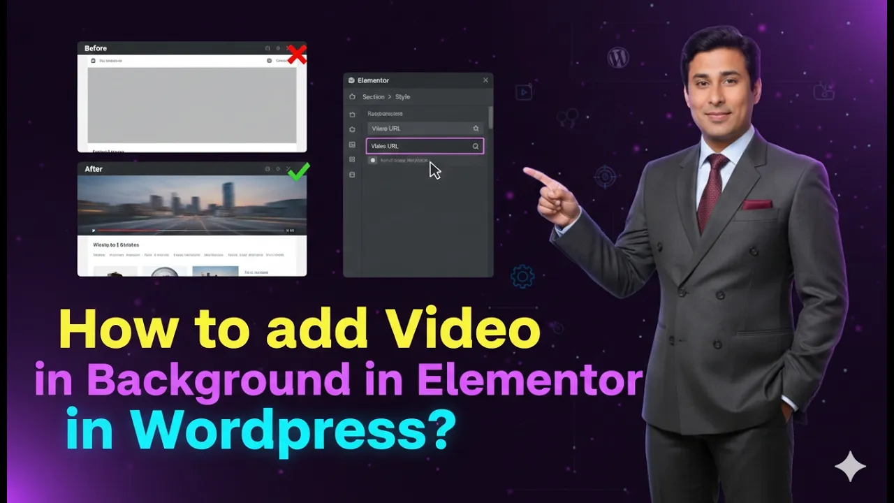 In this article we are going to discuss about How to add Video in Background in Elementor in Wordpress