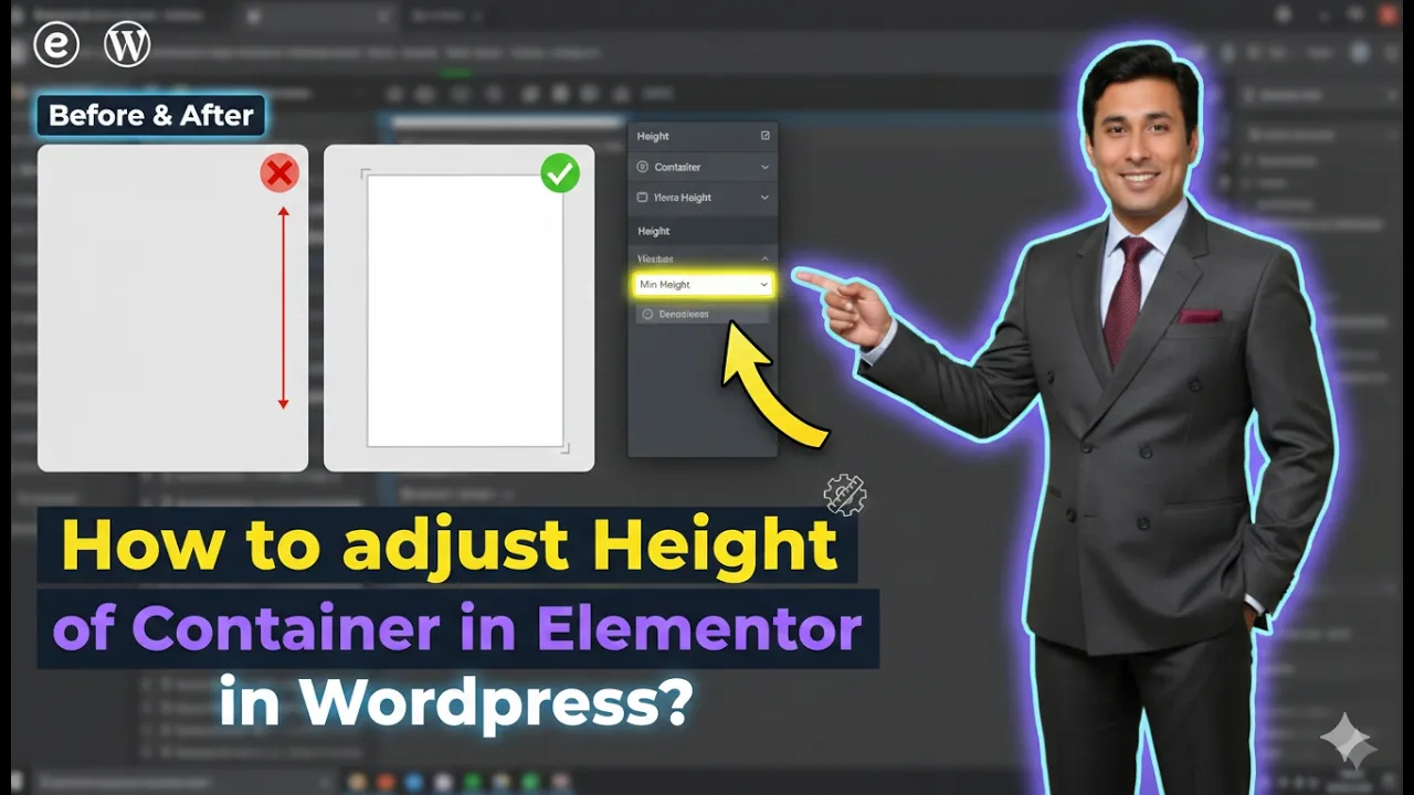 In this article we are going to discuss about How to adjust Height of Container in Elementor in Wordpress