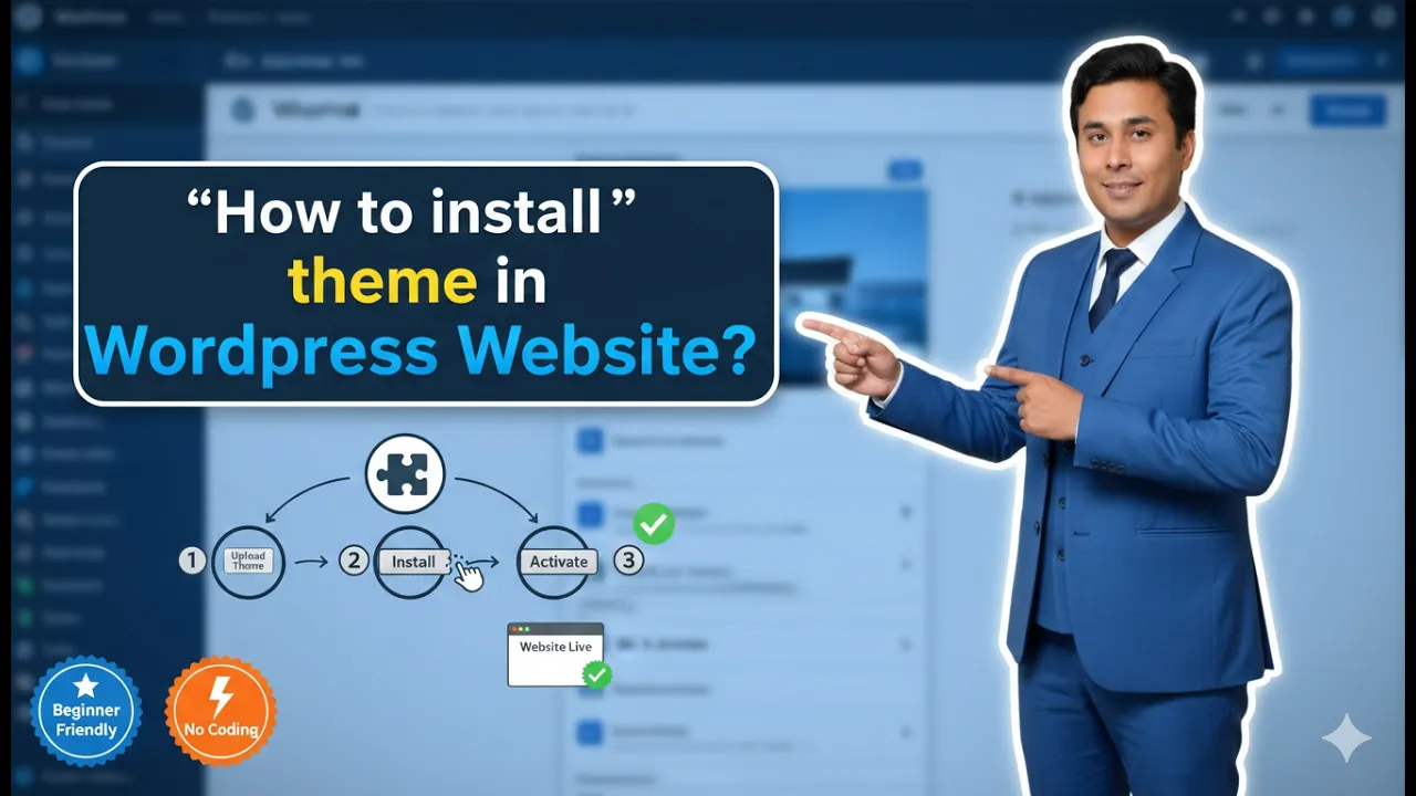 In this article we are going to discuss about How to install theme in Wordpress Website
