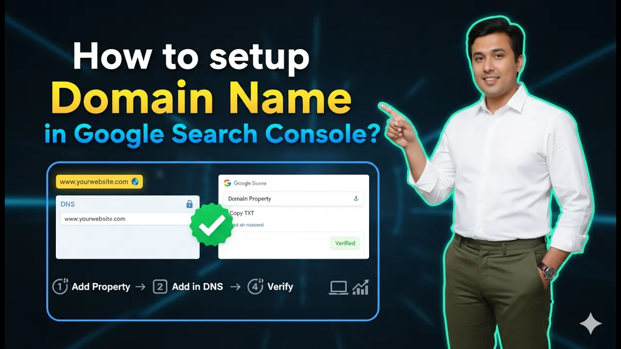 How to Set Up Domain Name in Google Search Console?