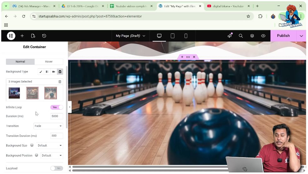 Infinite Loop Settings
