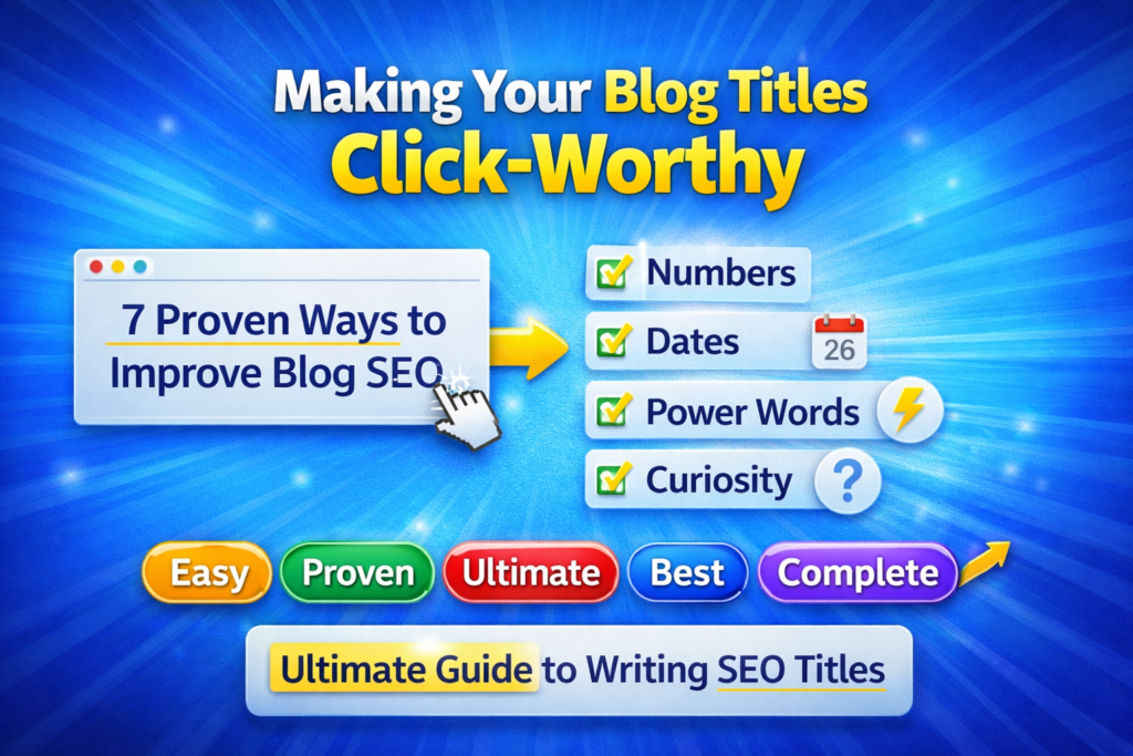 Making Your Blog Titles Click-Worthy