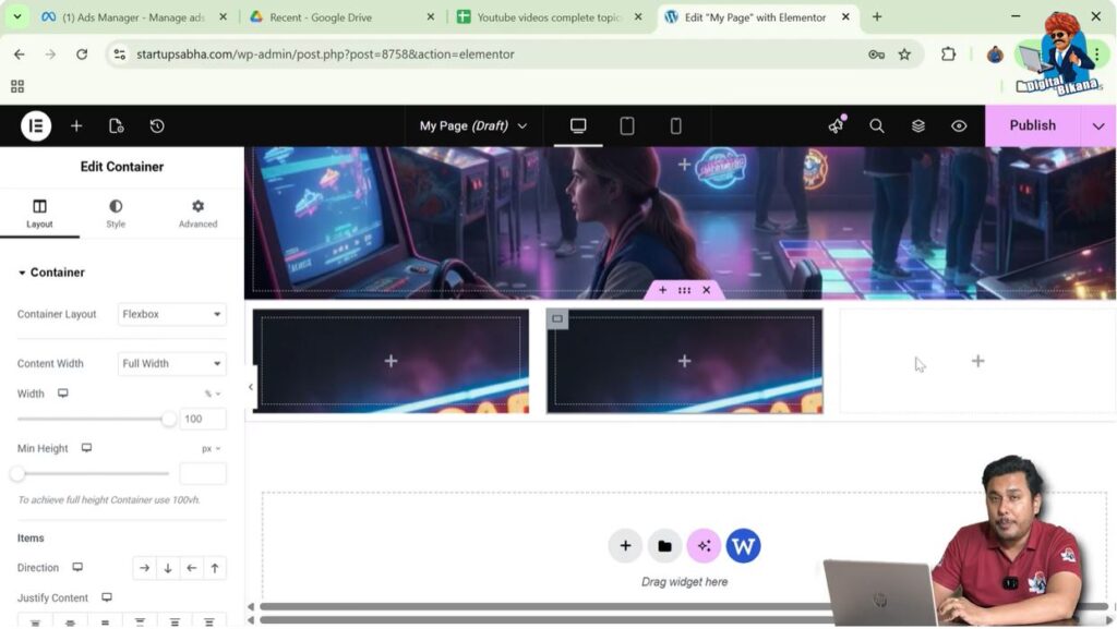 Move to the Third Column