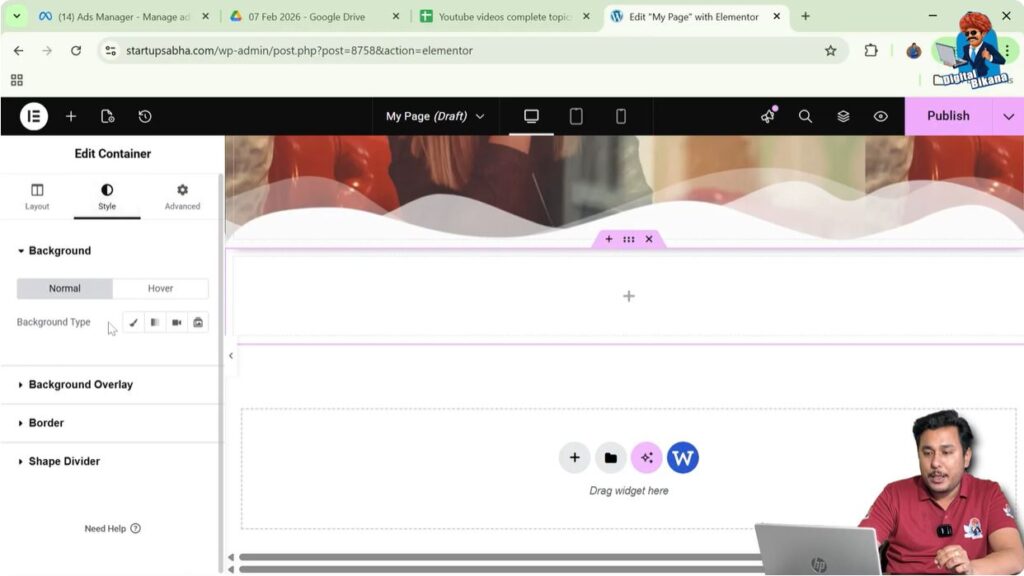 Open Background Settings