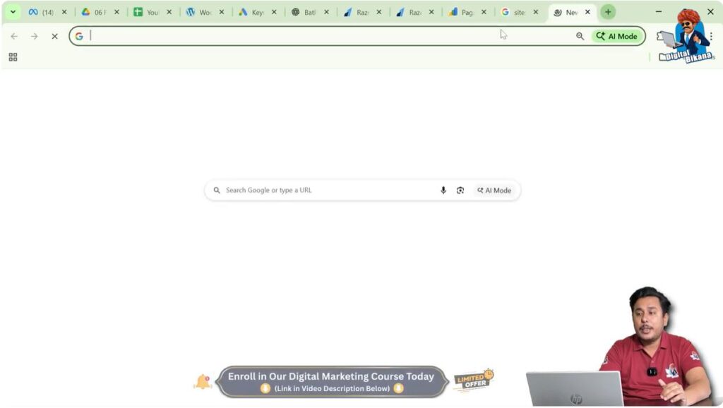 Open a New Google Tab