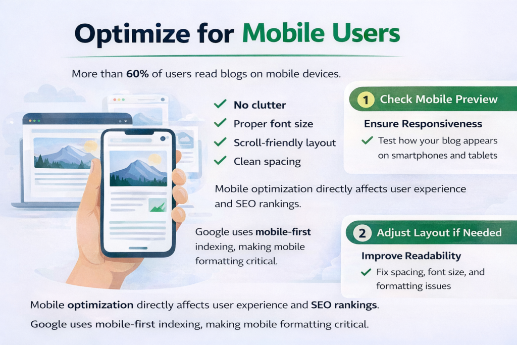 Optimize for Mobile Users