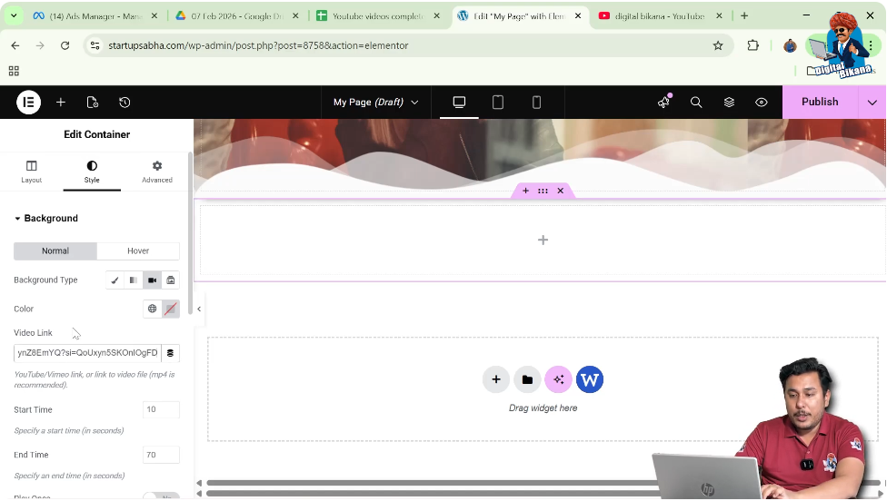 Paste the Video Link