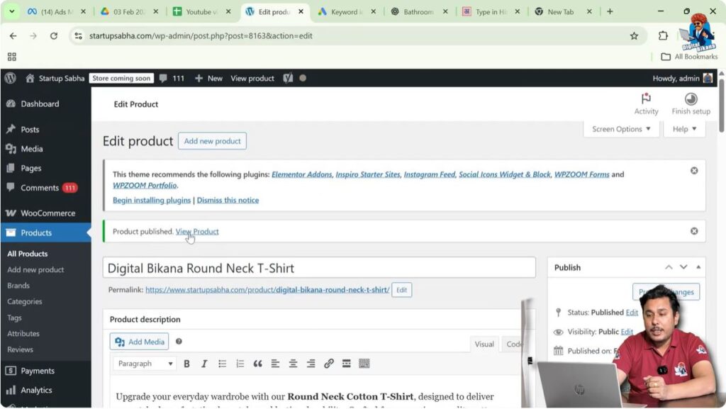 Publishing and Viewing the Product
