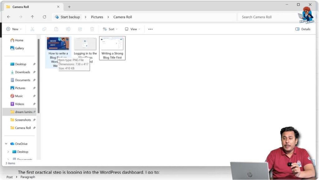 Rename Image in Computer