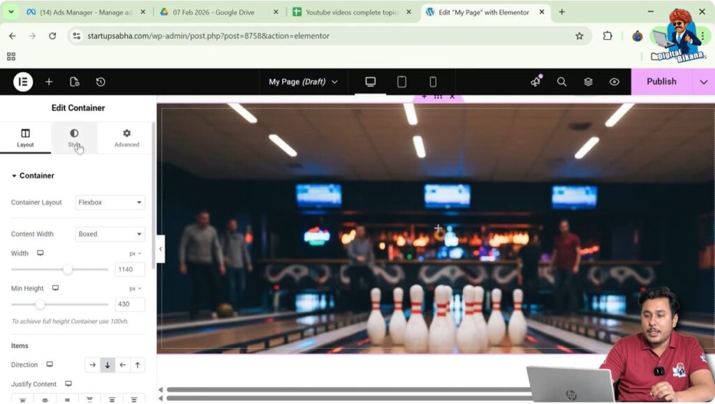 Return to Style Settings