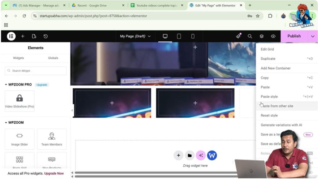 Right Click the Column