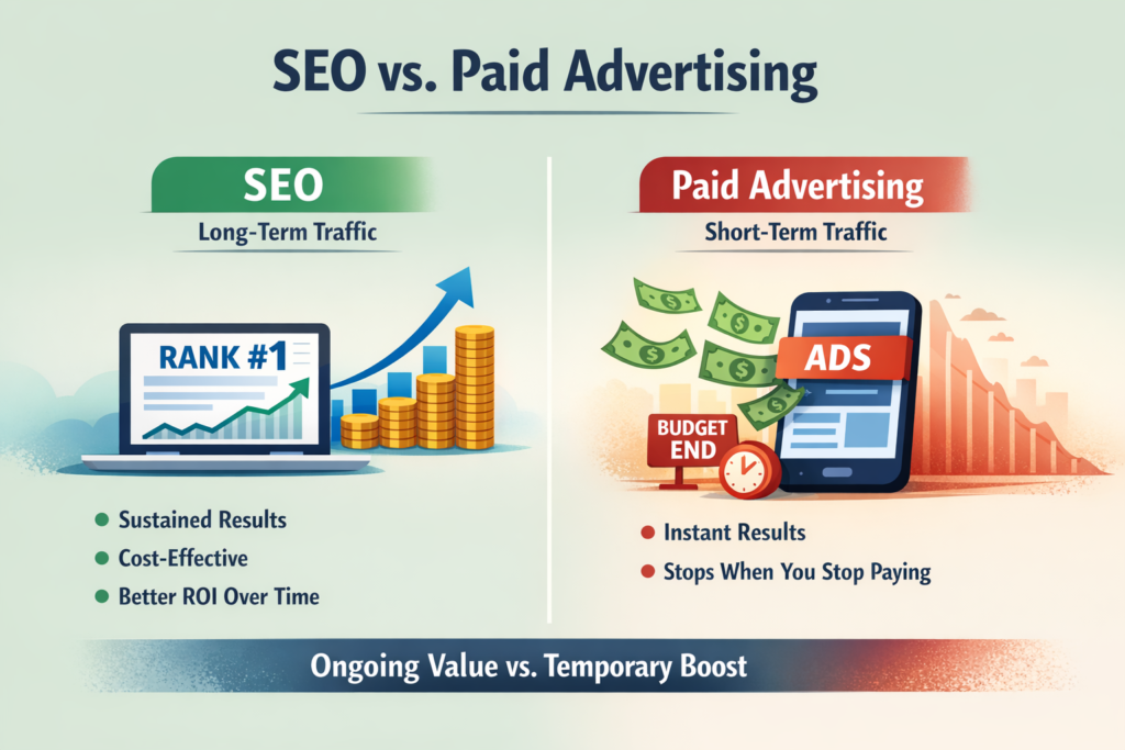 SEO vs Paid Advertising