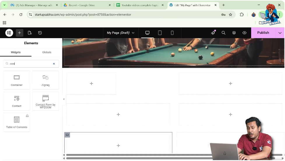 Search for Container