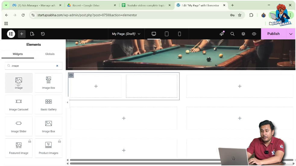 Search for an Image Widget