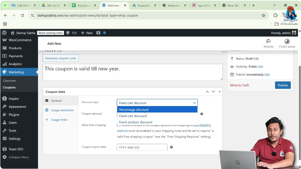 Select Discount Type