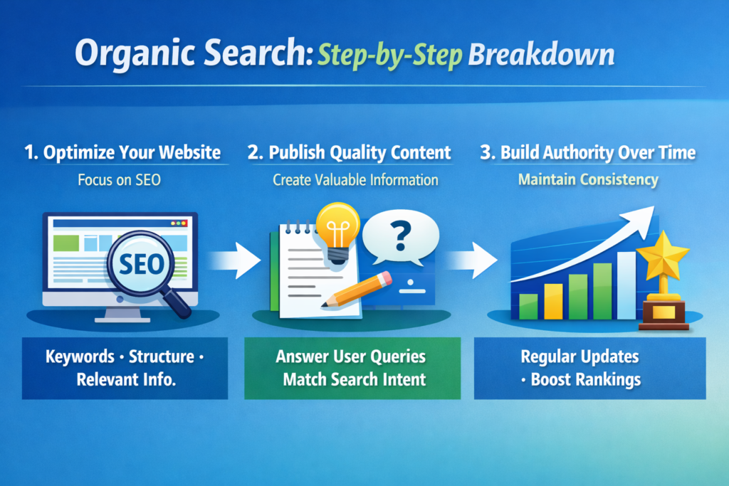 Step-by-Step Breakdown of Organic Search