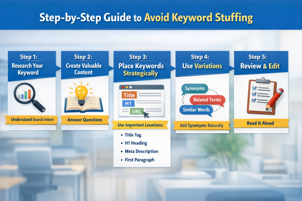 Step-by-Step Guide to Avoid Keyword Stuffing