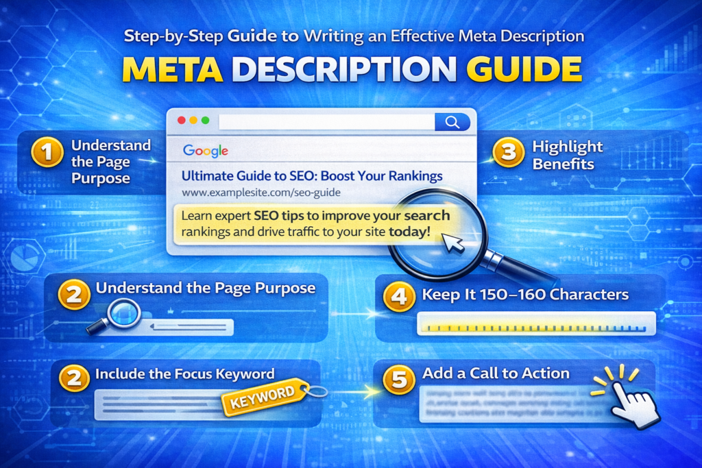 Step-by-Step Guide to Writing an Effective Meta Description