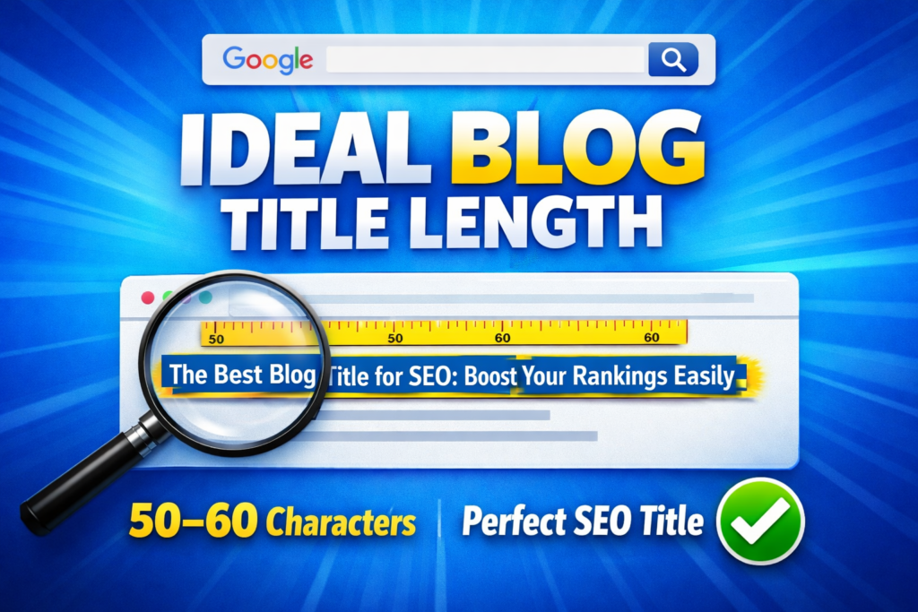 The Ideal Blog Title Length in Characters