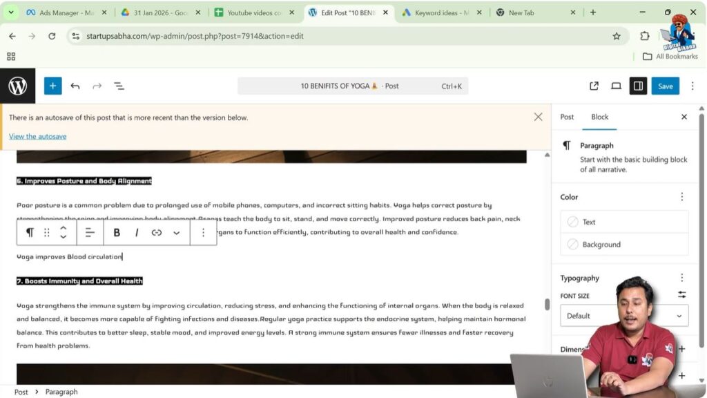Type the First Point