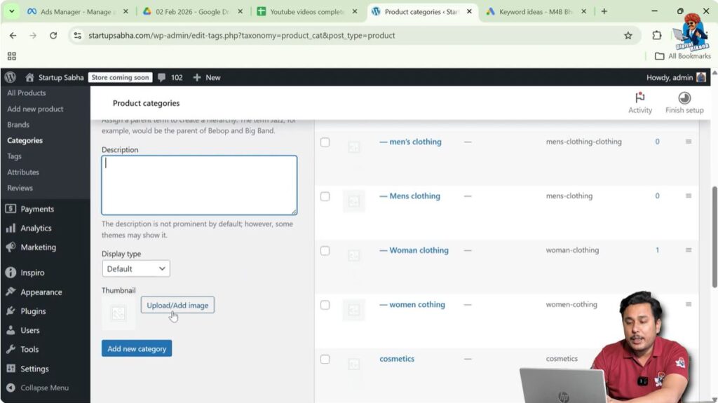 Upload Thumbnail Image