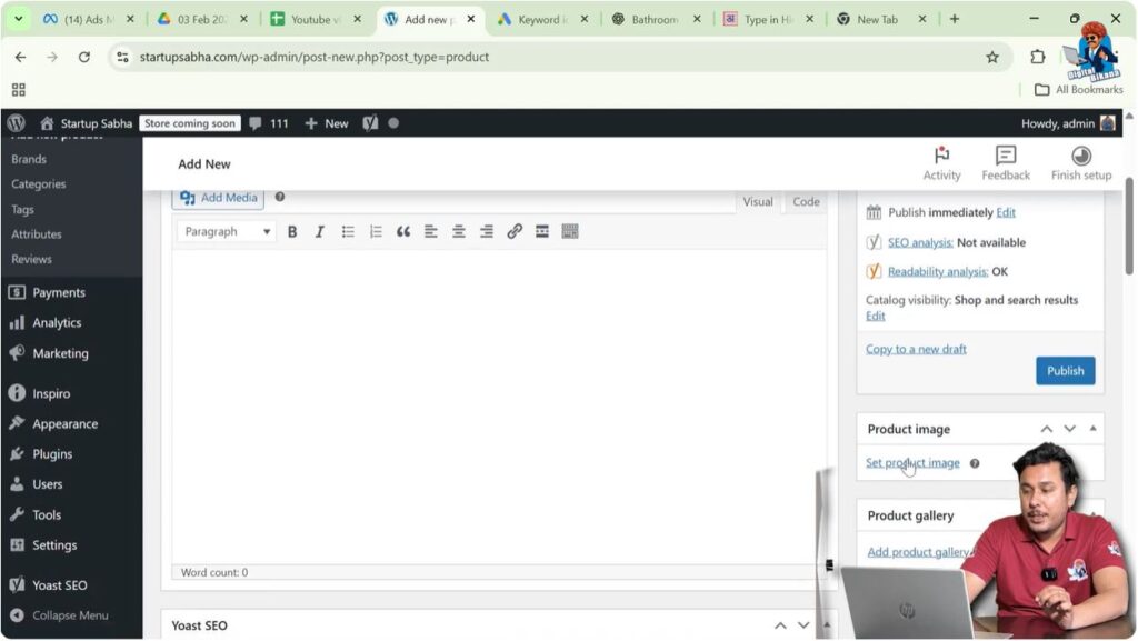 Uploading the Product Cover Image