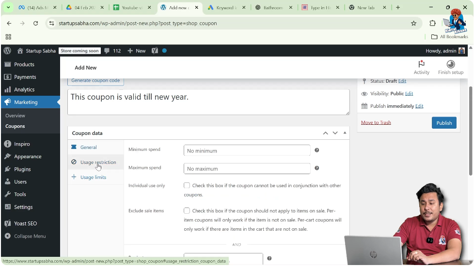 Usage Restriction Settings