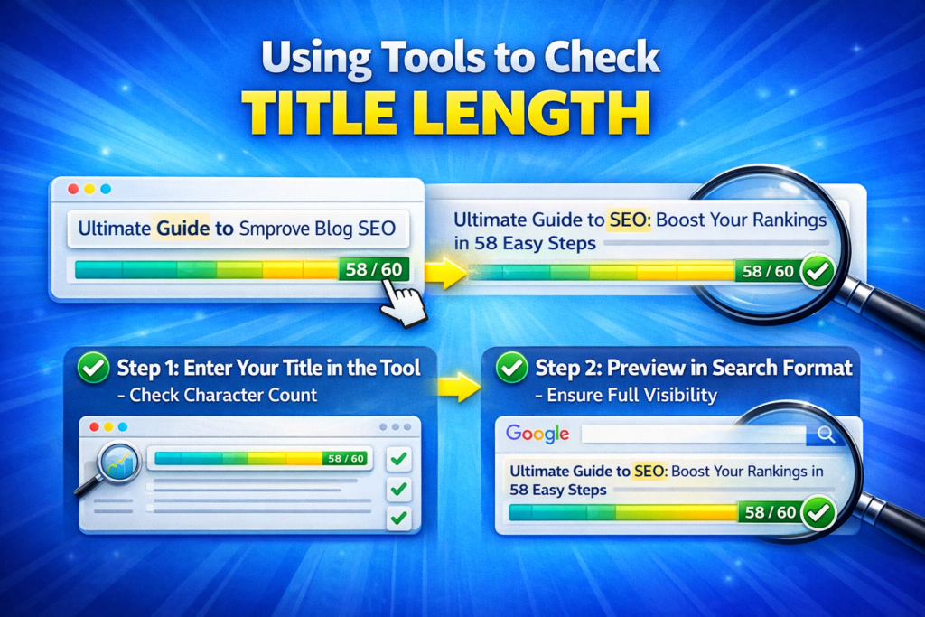 Using Tools to Check Title Length