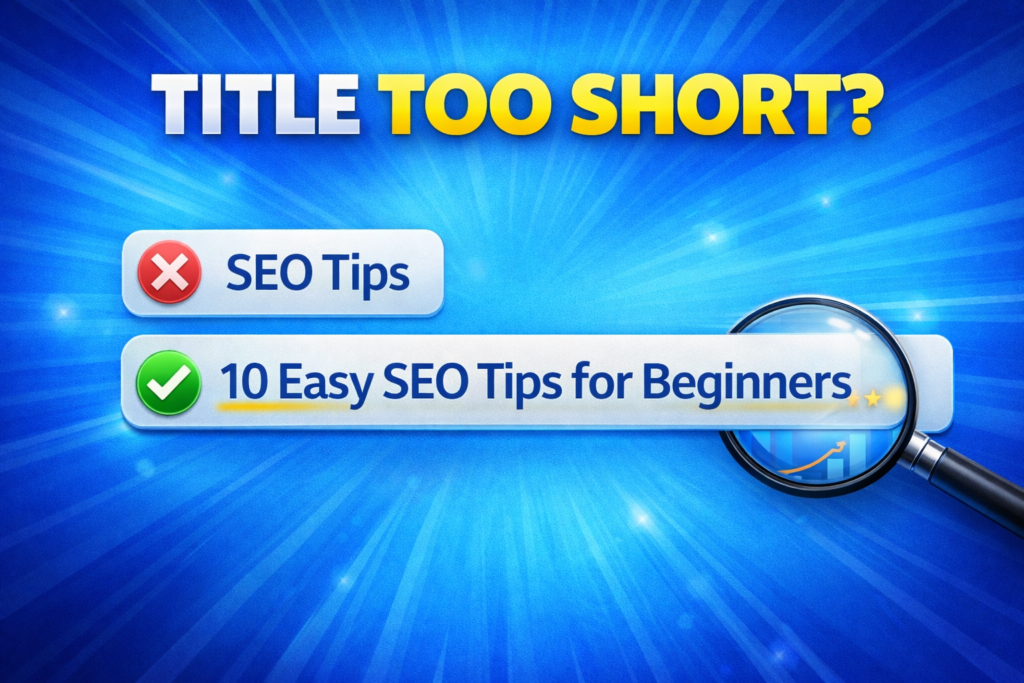 What Happens If Your Title Is Too Short