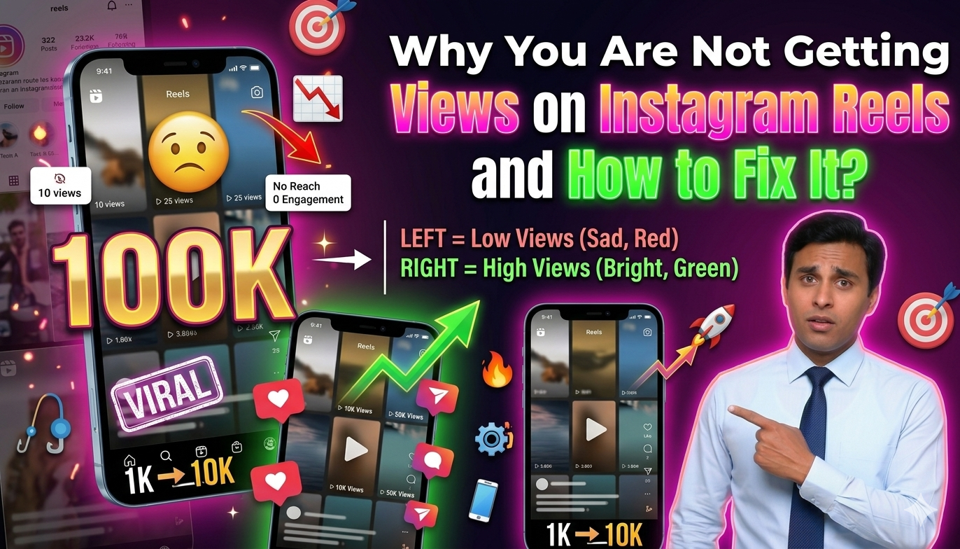 Why You Are Not Getting Views on Instagram Reels and How to Fix It?
