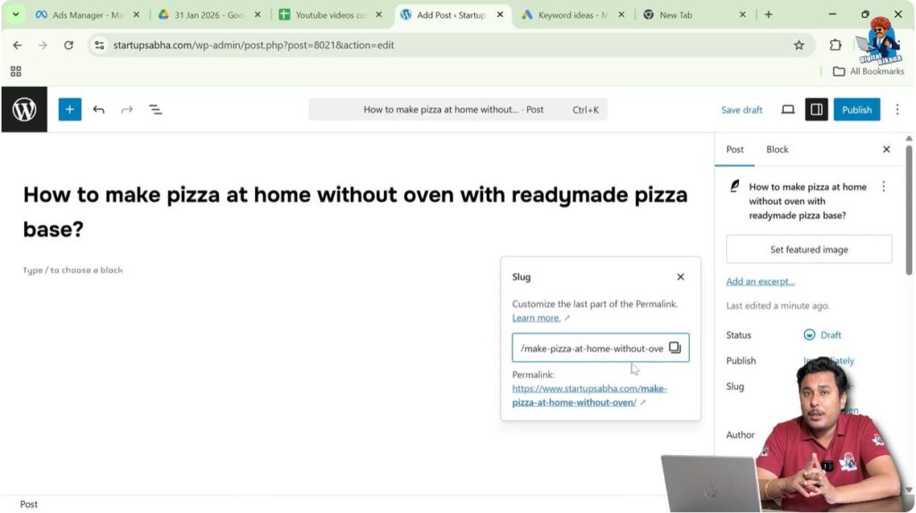 Write SEO Friendly Slug