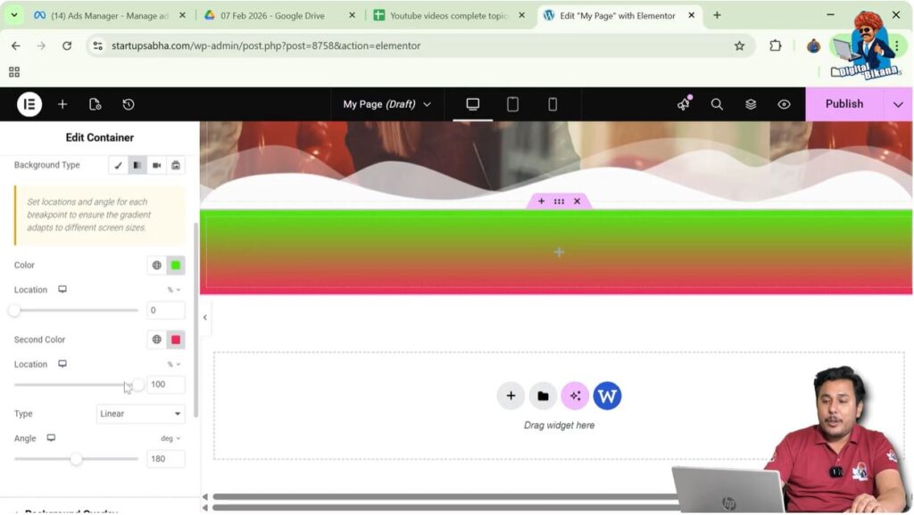 modify colour location