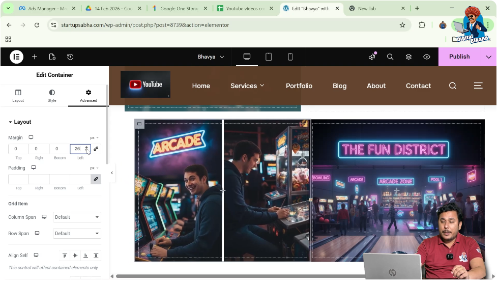 Adjust Margin Values