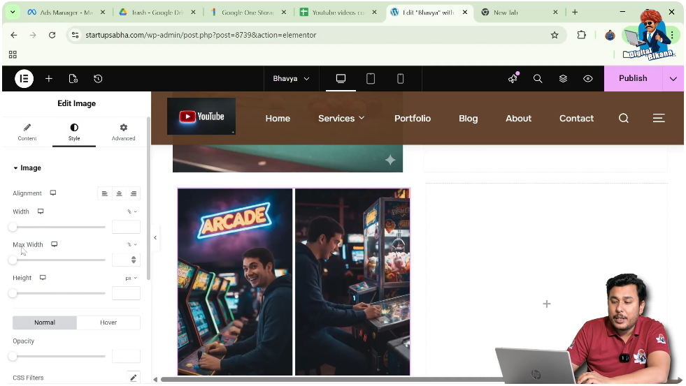 Adjusting Image Size