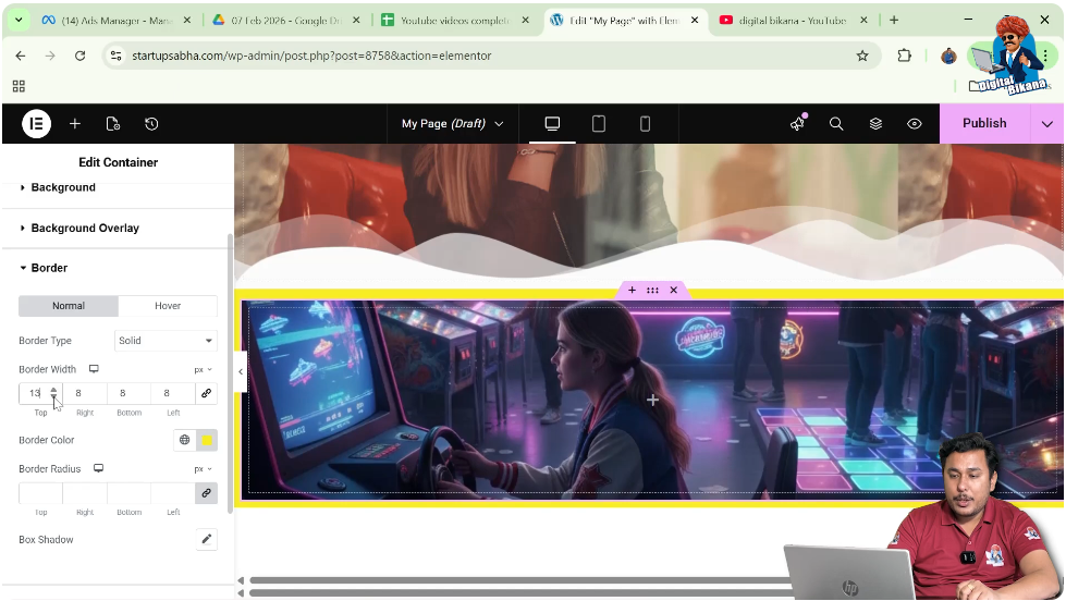 Increase Border Width