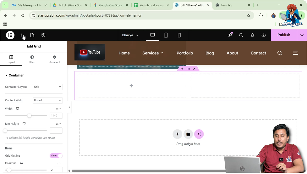 Open Add Element Panel