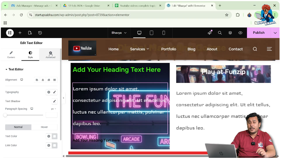 Open Advanced Settings