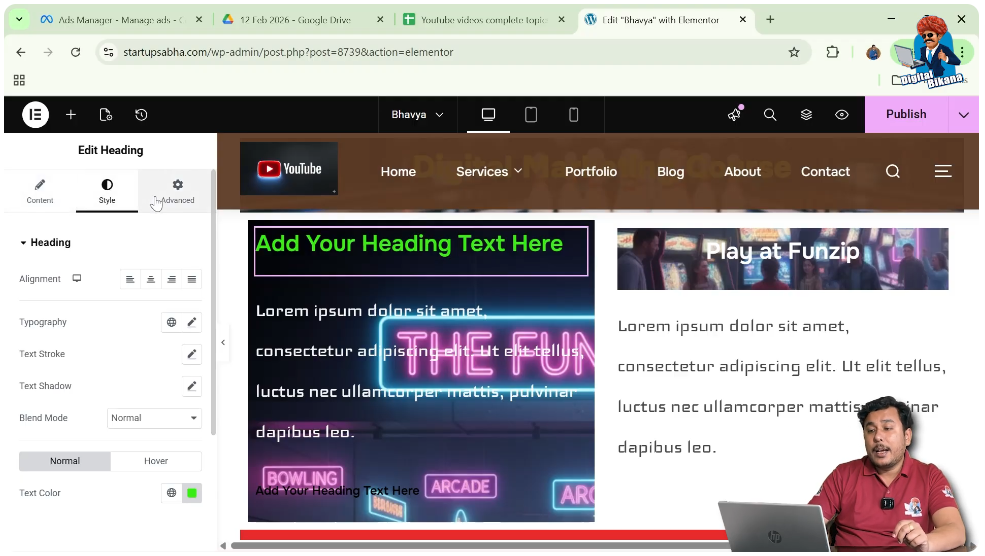 Open Advanced Settings