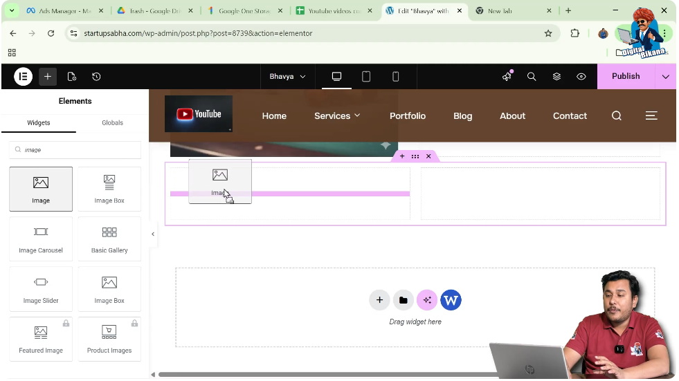 Search for Image Widget