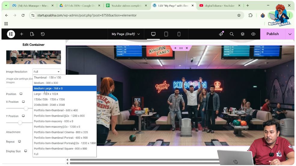 Select Image Resolution