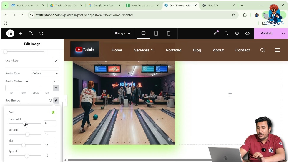 Set Horizontal to Zero